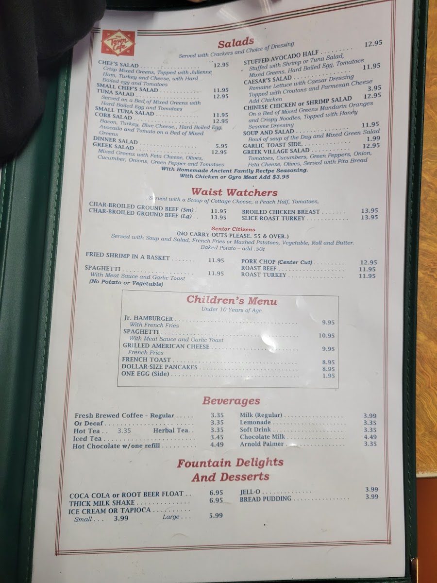 The Town Cafe Menu - Image 6